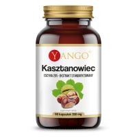 Kasztanowiec - ekstrakt standaryzowany na 20% esycyny (60 kaps.) Yango