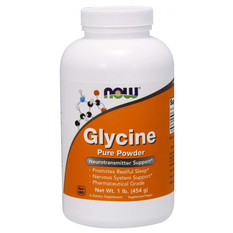 Glycine Pure Powder - Glicyna (454 g) NOW Foods