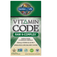 Vitamin Code RAW K-Complex - Witamina K1 + Witamina K2 MK4 + Witamina K2 MK7 (60 kaps.) Garden of Life