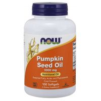 Pumpkin Seed Oil - Olej z Pestek Dyni 1000 mg (100 kaps.) NOW Foods