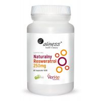 Naturalny Resweratrol 250 mg (60 kaps.) Aliness