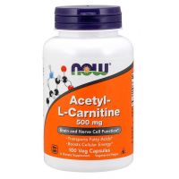 Acetyl L-Karnityna HCI 500 mg (100 kaps.) NOW Foods