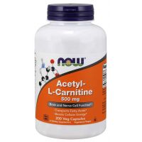 Acetyl L-Karnityna HCI 500 mg (200 kaps.) NOW Foods