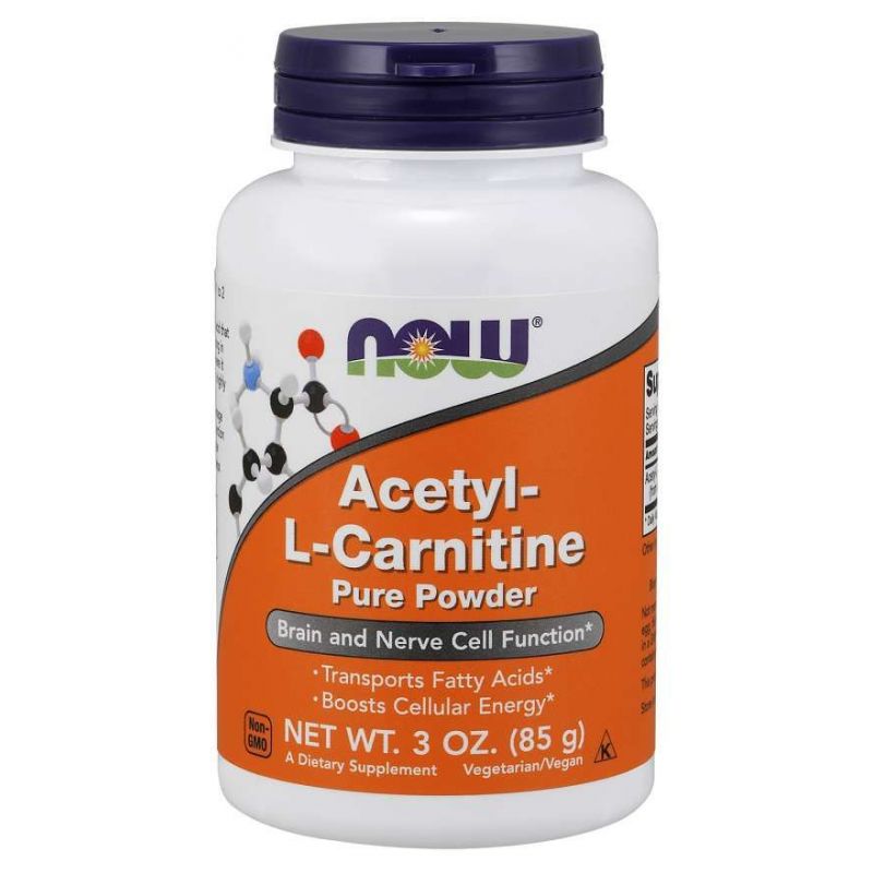 Acetyl L-Karnityna HCI (85 g) NOW Foods