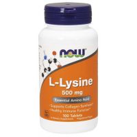 L-Lysine - L-Lizyna 500 mg (100 tabl.) NOW Foods