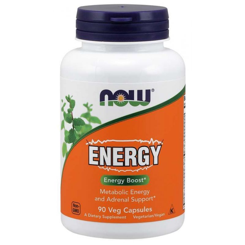 Energy - Zastrzyk Energii (90 kaps.) NOW Foods