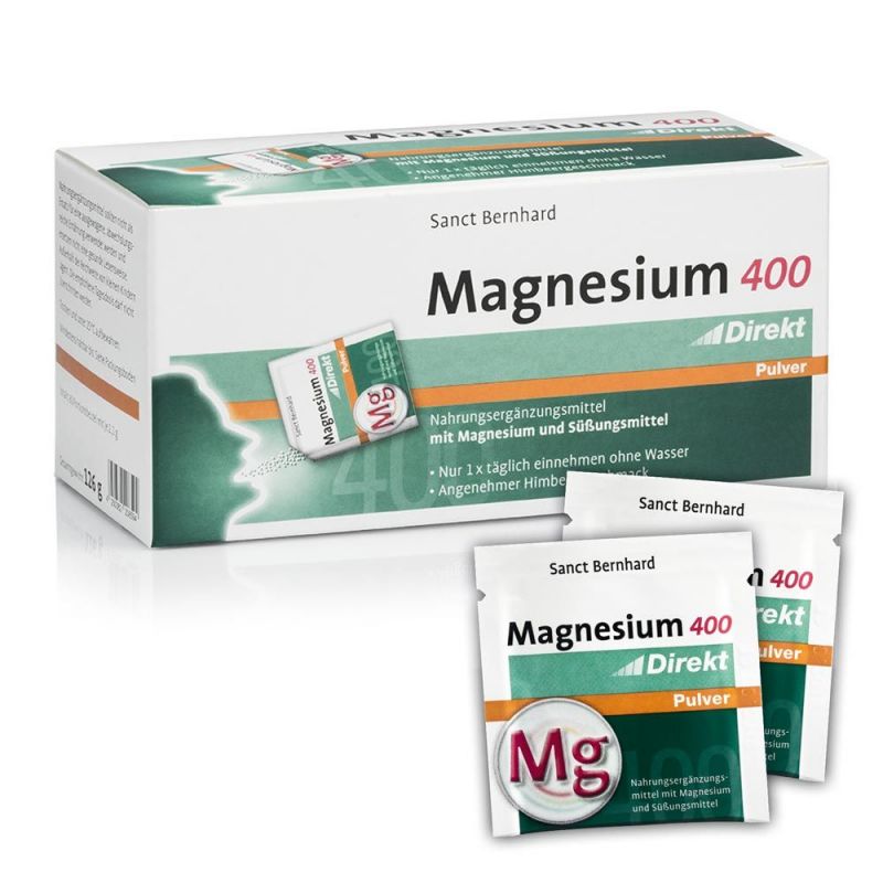 Magnesium 400 Direkt - Magnez 400 mg (60 x 2.1 g) Krauterhaus Sanct Bernhard