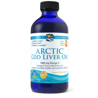 Arctic Cod Liver Oil - arktyczny Olej z Wątroby Dorsza o smaku pomarańczowym (237 ml) Nordic Naturals