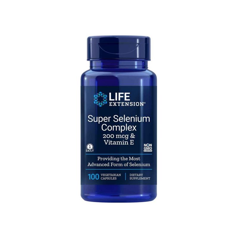 Super Selenium Complex - Selen 200 mcg + Witamina E (100 kaps.) Life Extension