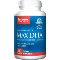 Max DHA - DHA Kwas Dokozaheksaenowy 300 mg (180 kaps.) Jarrow Formulas