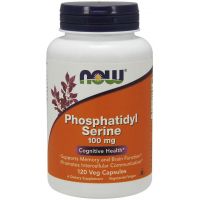 Phosphatidyl Serine - Fosfatydyloseryna 100 mg (120 kaps.) NOW Foods