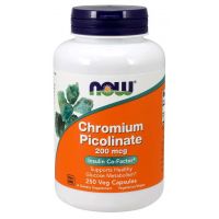Chromium Picolinate - Pikolinian Chromu (250 kaps.) NOW Foods