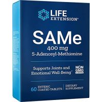 SAMe - S-Adenozylo L-Metionina 400 mg (60 tabl.) Life Extension