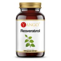 Resveratrol standaryzowany - 50% Trans-Resveratrolu (90 kaps.) Yango