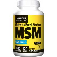 MSM - Siarka MSM /metylosulfonylometan/ OptiMSM 1000 mg (120 tabl.) Jarrow Formulas