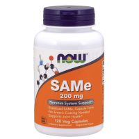 SAMe - S-Adenozylo L-Metionina 200 mg (120 kaps.) NOW Foods