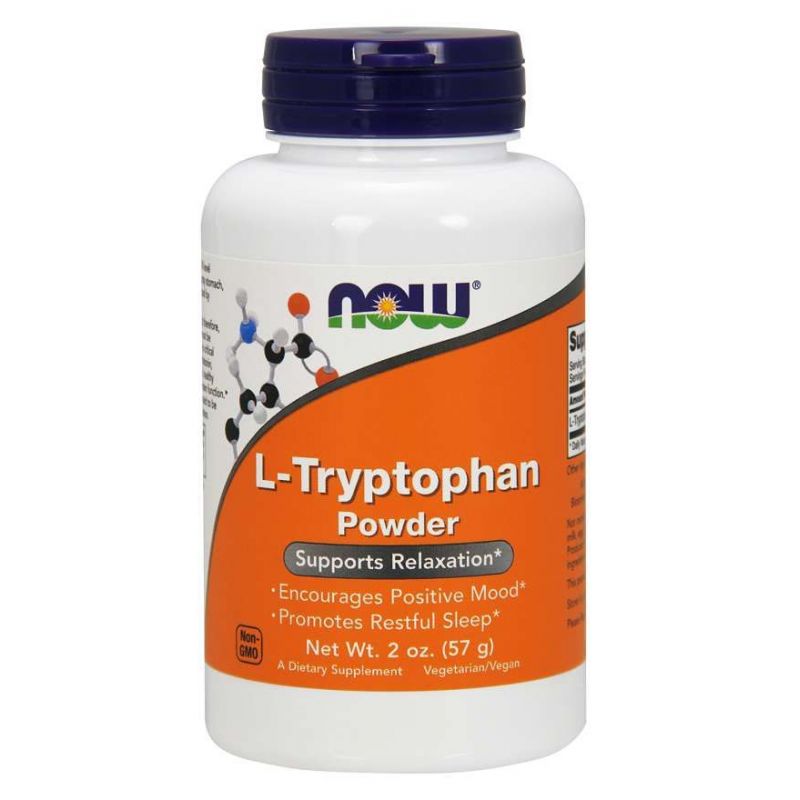 L-Tryptofan (57 g) NOW Foods