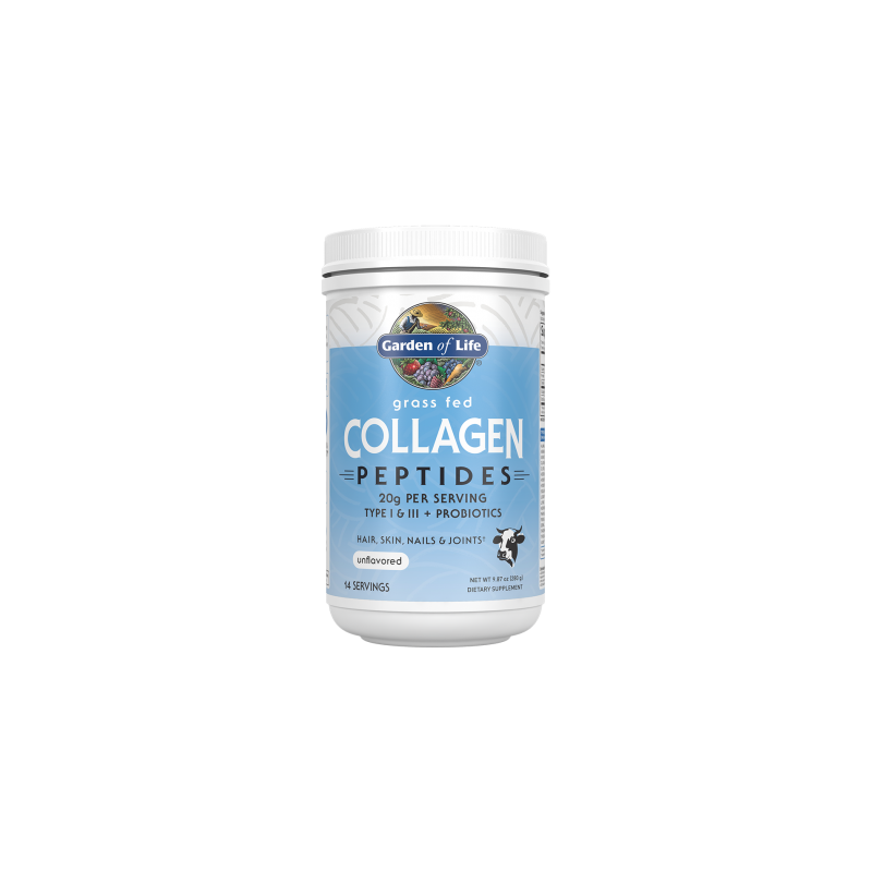 Collagen Peptides - Peptydy Kolagenowo typu I i III + Probiotyk Lactobacillus plantarum (280 g) Garden of Life