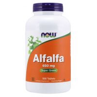 Alfalfa - Lucerna Siewna 650 mg (500 tabl.) NOW Foods
