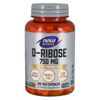 D-Ribose - D-Ryboza 750 mg (120 kaps.) NOW Foods