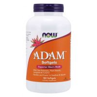 Multiwitamina i Składniki Mineralne dla Mężczyzn ADAM (180 kaps.) NOW Foods