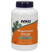 Magnesium Citrate - Cytrynian Magnezu (227 g) NOW Foods