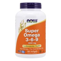 Super Omega 3-6-9 1200 mg (180 kaps.) NOW Foods