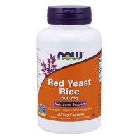 Red Yeast Rice 600 mg (120 kaps.) NOW Foods
