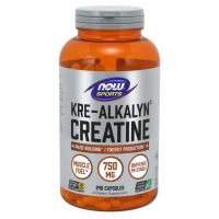 Kre-Alkalyn® Creatine - Buforowany Monohydrat Kreatyny 750 mg (240 kaps.) NOW Foods