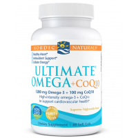 Ultimate Omega CoQ10 - Omega 3 640 mg + Koenzym Q10 50 mg (60 kaps.) Nordic Naturals