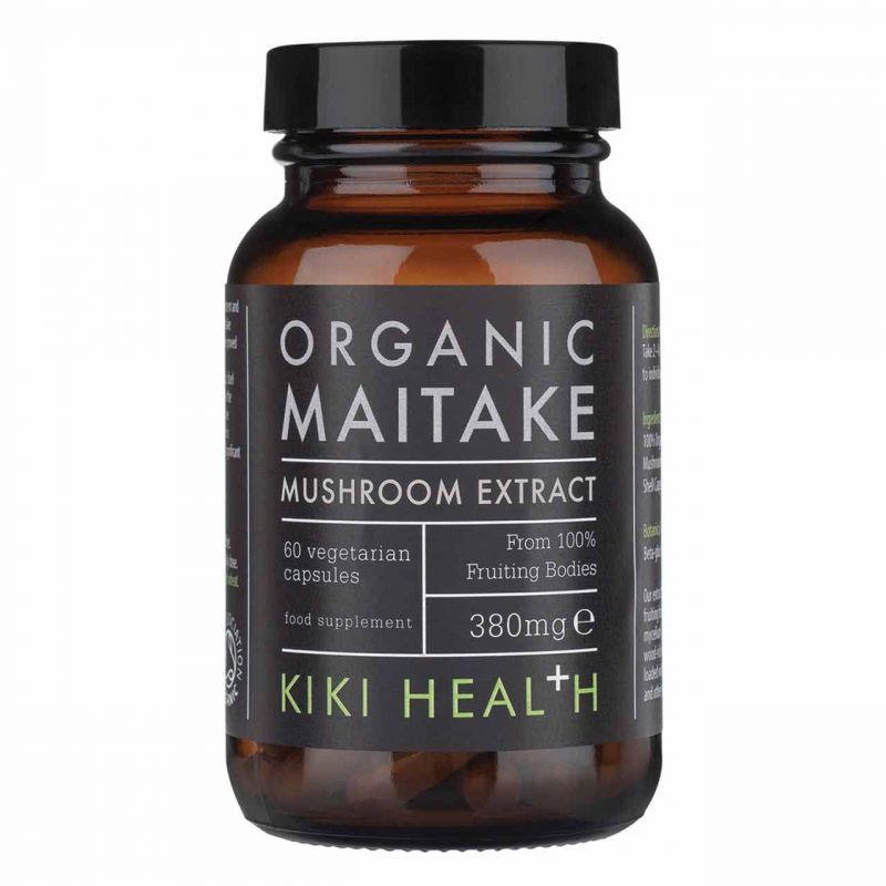 Maitake Mushroom Extract - Grzyb Maitake ekstrakt z owocników 380 mg (60 kaps.) Kiki Health