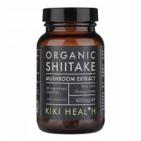 Grzyb Shitake ekstrakt 400 mg - Shiitake Extract Mushroom (60 kaps.) Kiki Health