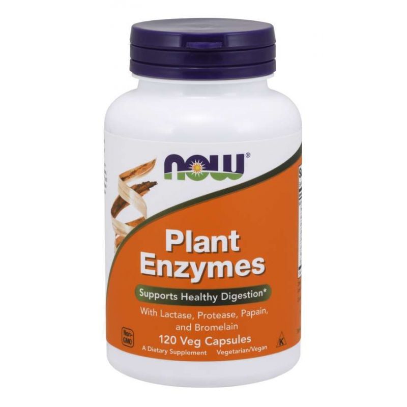 Plant Enzymes - Enzymy roślinne (120 kaps.) Now Foods