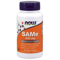 SAMe - S-Adenozylo L-Metionina 200 mg (60 kaps.) NOW Foods