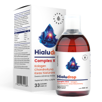 Hialudrop Complex KCH - Kolagen + Chondroityna + Kwas Hialuronowy + Witamina K (500 ml) Aura Herbals