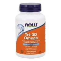 Tri-3D Omega-3 - Omega-3 + Witamina D3 (90 kaps.) NOW Foods