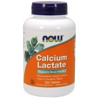Calcium Lactate - Mleczan Wapnia (250 tabl.) NOW Foods