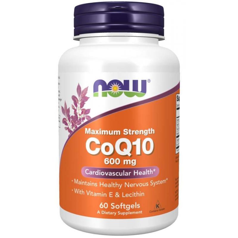 Koenzym Q10 600 mg (60 kaps.) NOW Foods