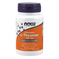 L-Teanina 100 mg (90 tabl.) NOW Foods