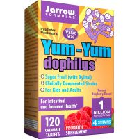Probiotyk Yum-Yum Dophilus do żucia (120 tabl.) Jarrow Formulas