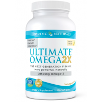 Ultimate Omega 2X - Omega 3 o smaku cytrynowym (120 kaps.) Nordic Naturals