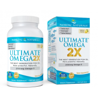 Ultimate Omega 2X - Omega 3 o smaku cytrynowym (120 kaps.) Nordic Naturals