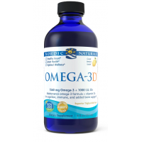 Omega-3D - Omega 3 + Witamina D3 o smaku cytrynowym (237 ml) Nordic Naturals