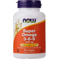 Super Omega 3-6-9 1200 mg (90 kaps.) NOW Foods