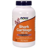 Shark Cartilage - Chrząstka rekina 750 mg (300 kaps.) NOW Foods