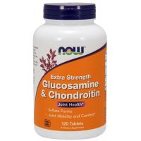 Glukozamina 750 mg + Chondroityna 600 mg (120 tabl.) NOW Foods