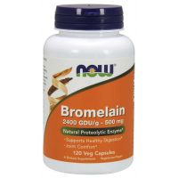 Bromelaina 2400 GDU 500 mg (120 kaps.) NOW Foods
