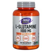 L-Glutamina 1000 mg (120 kaps.) NOW Foods