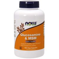 Glukozamina i MSM (180 kaps.) NOW Foods