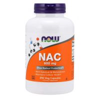 NAC - N-Acetylo-L-Cysteina 600 mg (250 kaps.) NOW Foods